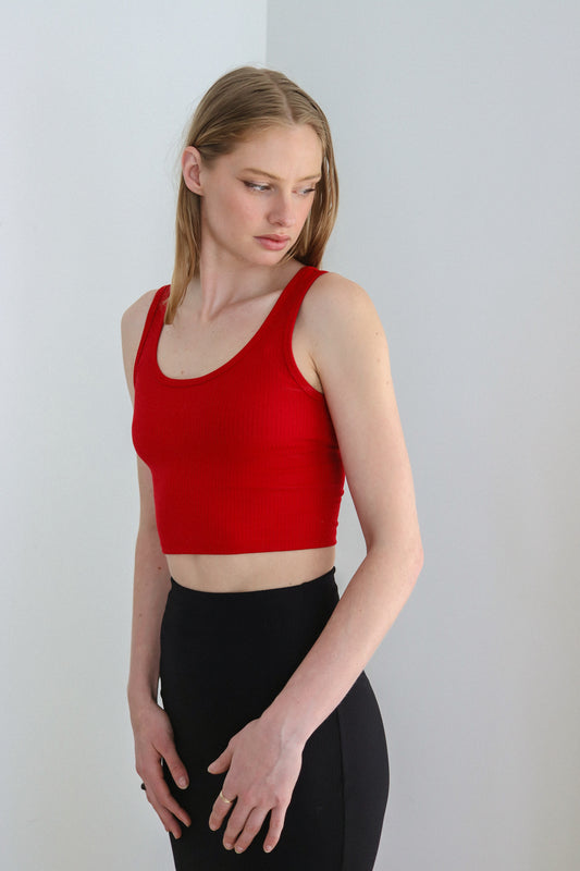 Made in Canada. Women's Clothing. Bamboo fabric. OEKO-TEX certified. Women's dress. Super soft fabric. Bamboo rib knit fabric. Crop top.